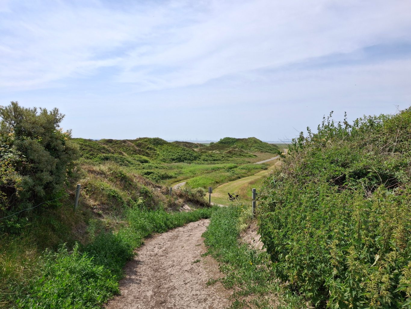 Einer der Dünenübergänge an der Melkhörndüne Einer der Dünenübergänge an der Melkhörndüne